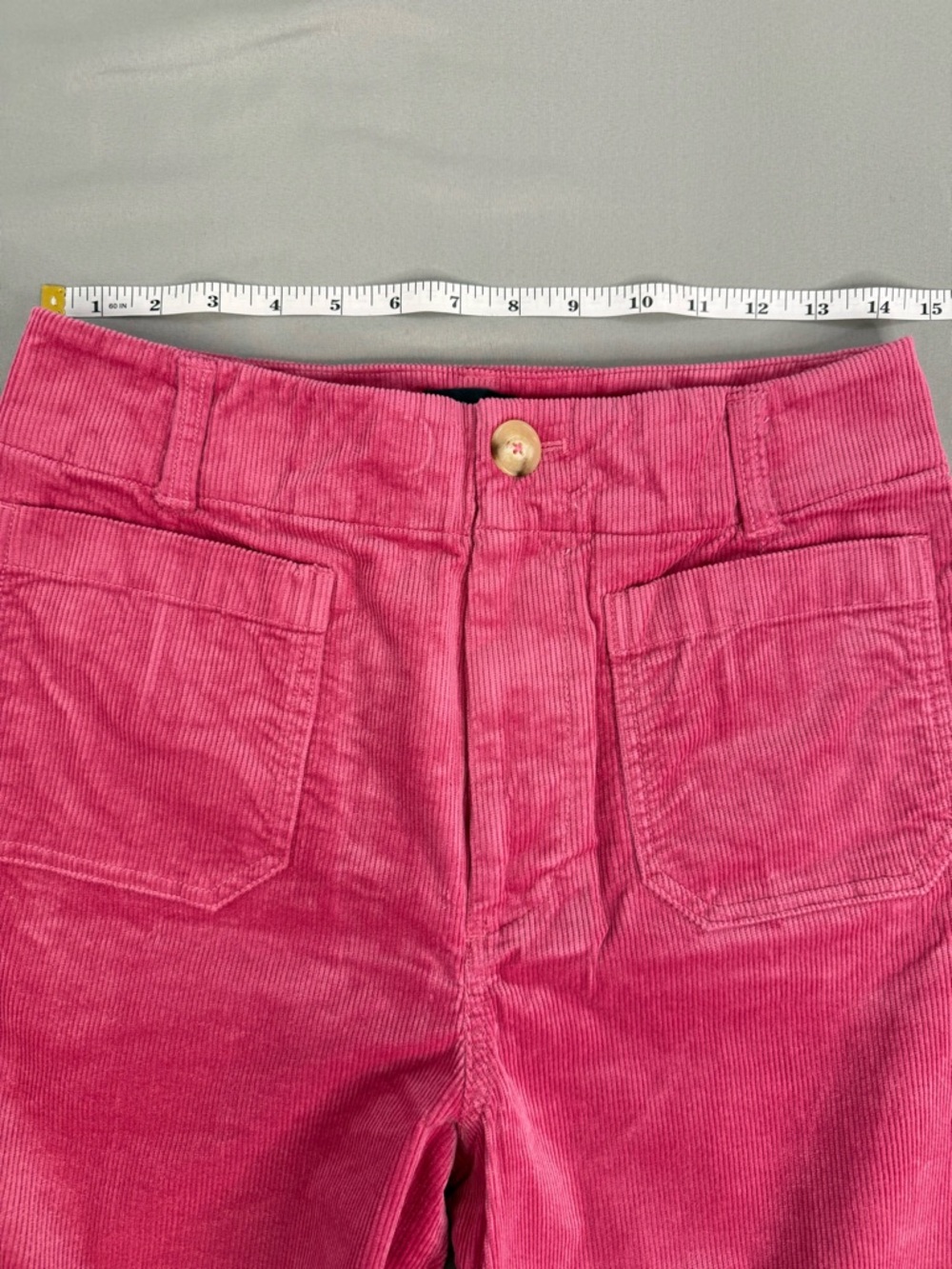 Anthropologie Maeve Colette Pink Corduroy Pants Size 29 NWT - Picture 8 of 12